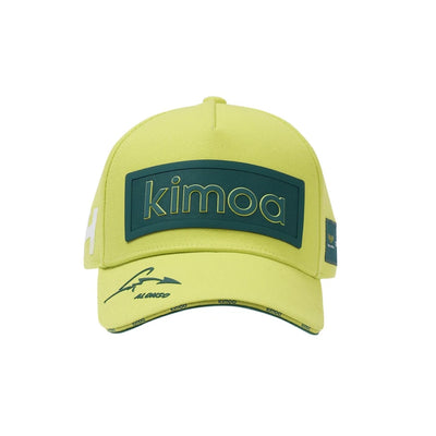 GO0S24770400 Aston Martin F1 Kimoa Fernando Alonso Patch Hat- Black/Lime