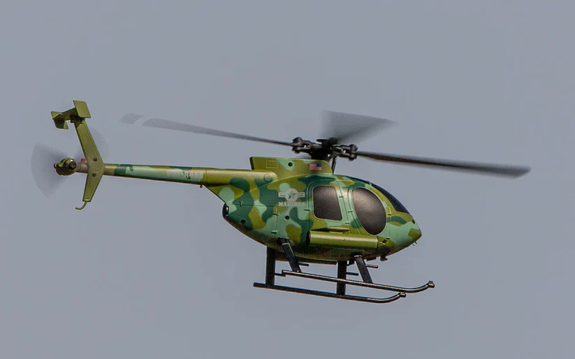 RGR6101 Hero-Copter Military, 4-Blade RTF Heli; Marines