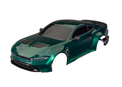 10511-GRN Body, Ford Mustang, Complete (Painted, Decals Applied) Green