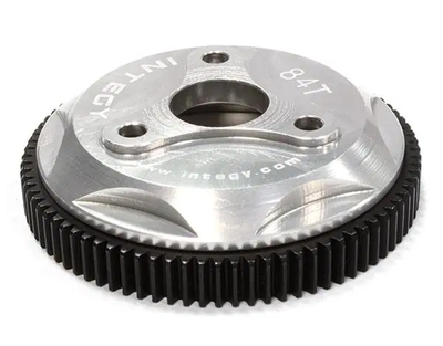 INTT8029SILVER 84T Metal Spur Gear 1/10 2WD