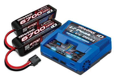 2997 Dual 4s 6700mAh LiPo Completer w/ EZ-Peak Live Dual Charger
