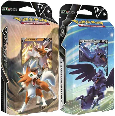 290-80932 Pokemon V Battle Deck Lycanroc/Corv Box