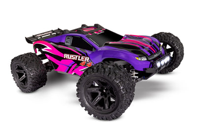 67064-61 67064-1 Traxxas Rustler 4WD XL-5 Stadium Truck With LED LIGHT