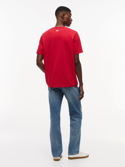 MN00097 Cadillac F1 Racing Varsity Graphic T-Shirt - Red