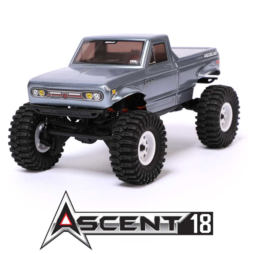 RER31321 Redcat Ascent-18 1/18 Scale Brushed Rock Crawler-Graphite