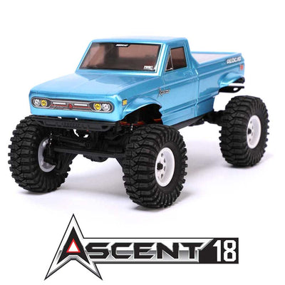 RER31319 Redcat Ascent-18 1/18 Scale Brushed Rock Crawler-Blue