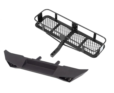 INTC31056 Realistic 1/10 Rear Bumper w/ LED & Luggage Rack 1/10 1/10 Scale Trail Crawler