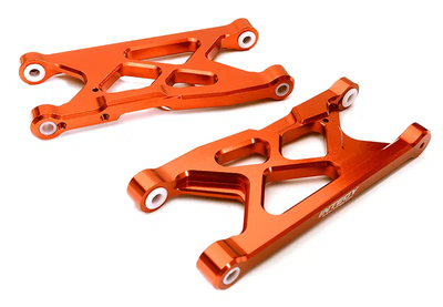 INTC28863RED Billet Machined Rear Suspension Arms 1/10 4X4