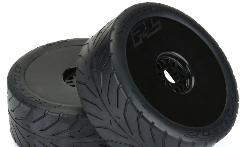 PRO9069243 HP S3 (Soft) Street Belted 1:8 Buggy Tires on Black Rims
