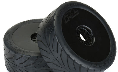 PRO9069243 HP S3 (Soft) Street Belted 1:8 Buggy Tires on Black Rims