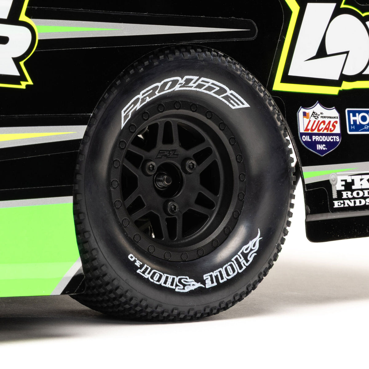 PRO287303 Pro-Line Racing 1/10 Sheriff Dirt Oval Wheels, 12mm Hex, Black (2): Losi Sprint Car (Rear) & Dirt Late Model (Front/Rear)