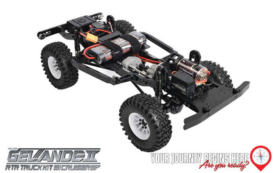 Z-RTR0047 RC4WD Gelande II RTR Truck w/Cruiser Body Set (Red)