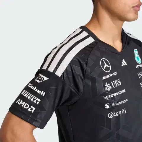 KF0161 Mercedes - AMG Petronas Formula One 2026 Men's Team Jersey T-Shirt-Black