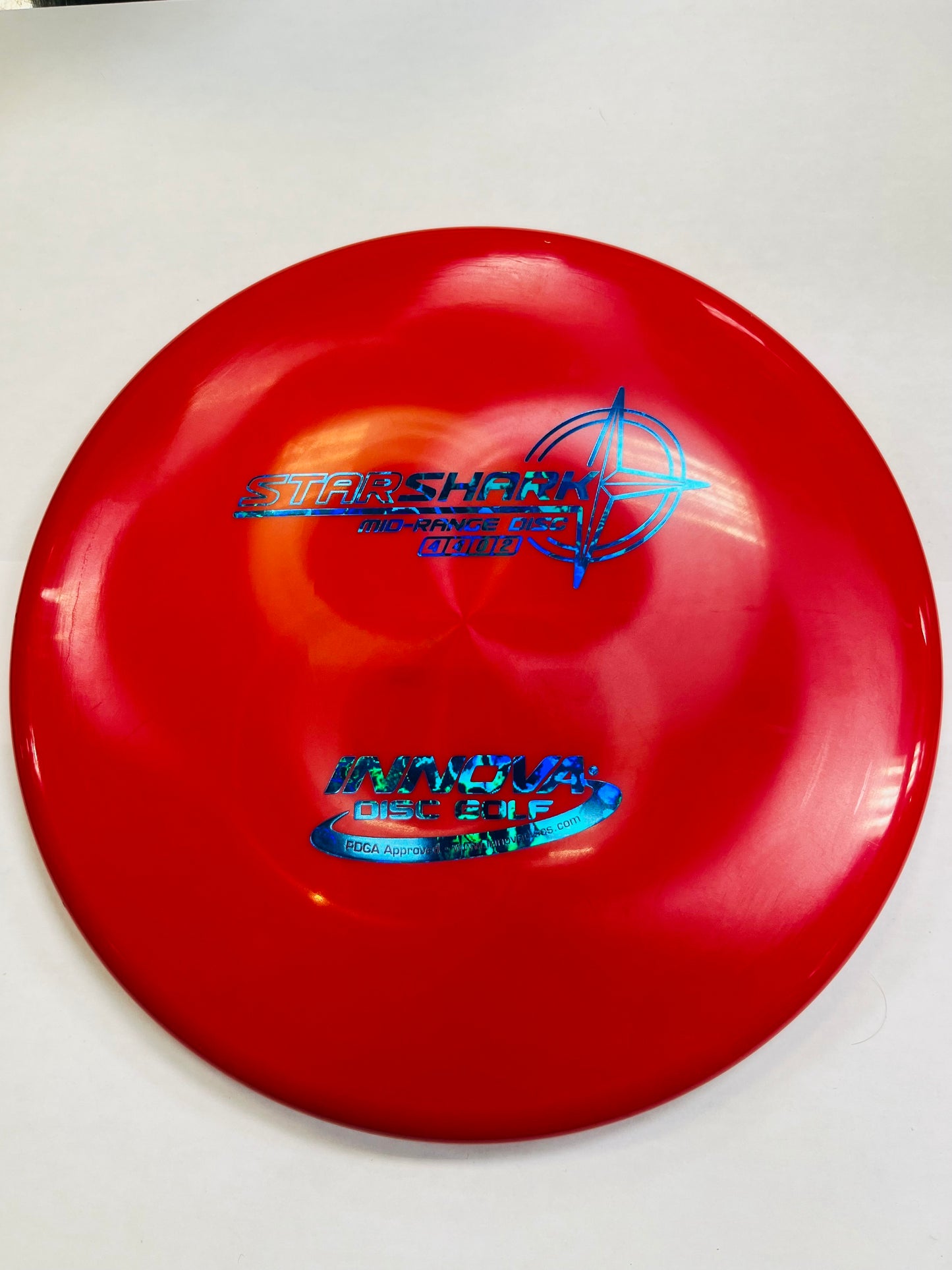 Innova Star Shark Mid-Range Red w/Blue Logo
