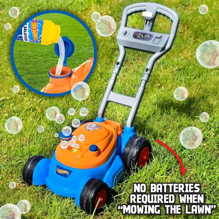 HW470415 Hotwheels Bubble -N- Go Mower