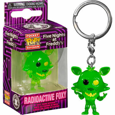 FU59694 FNAF Radioactive Foxy Keychain