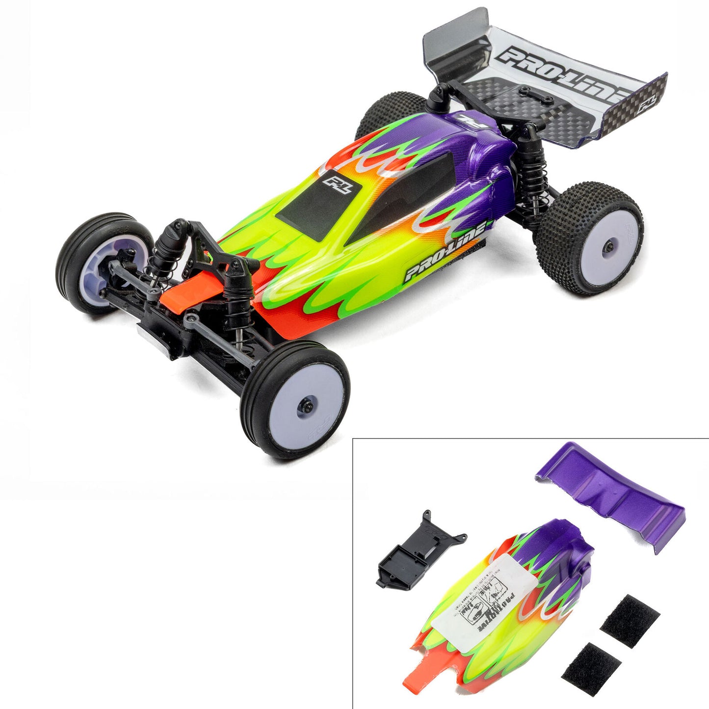 PRO371502 Pro-Line Racing Limited Edition Pre-Cut/Pre-Painted Crowd Pleazer Slipstream Body with ESC Relocator: Losi Micro-B