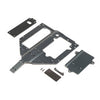LOS251083 Chassis Motor & Battery Cover Plates: Super Rock Rey & Super Baja Rey 2.0