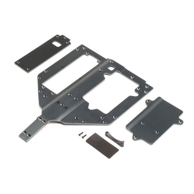 LOS251083 Chassis Motor & Battery Cover Plates: Super Rock Rey & Super Baja Rey 2.0