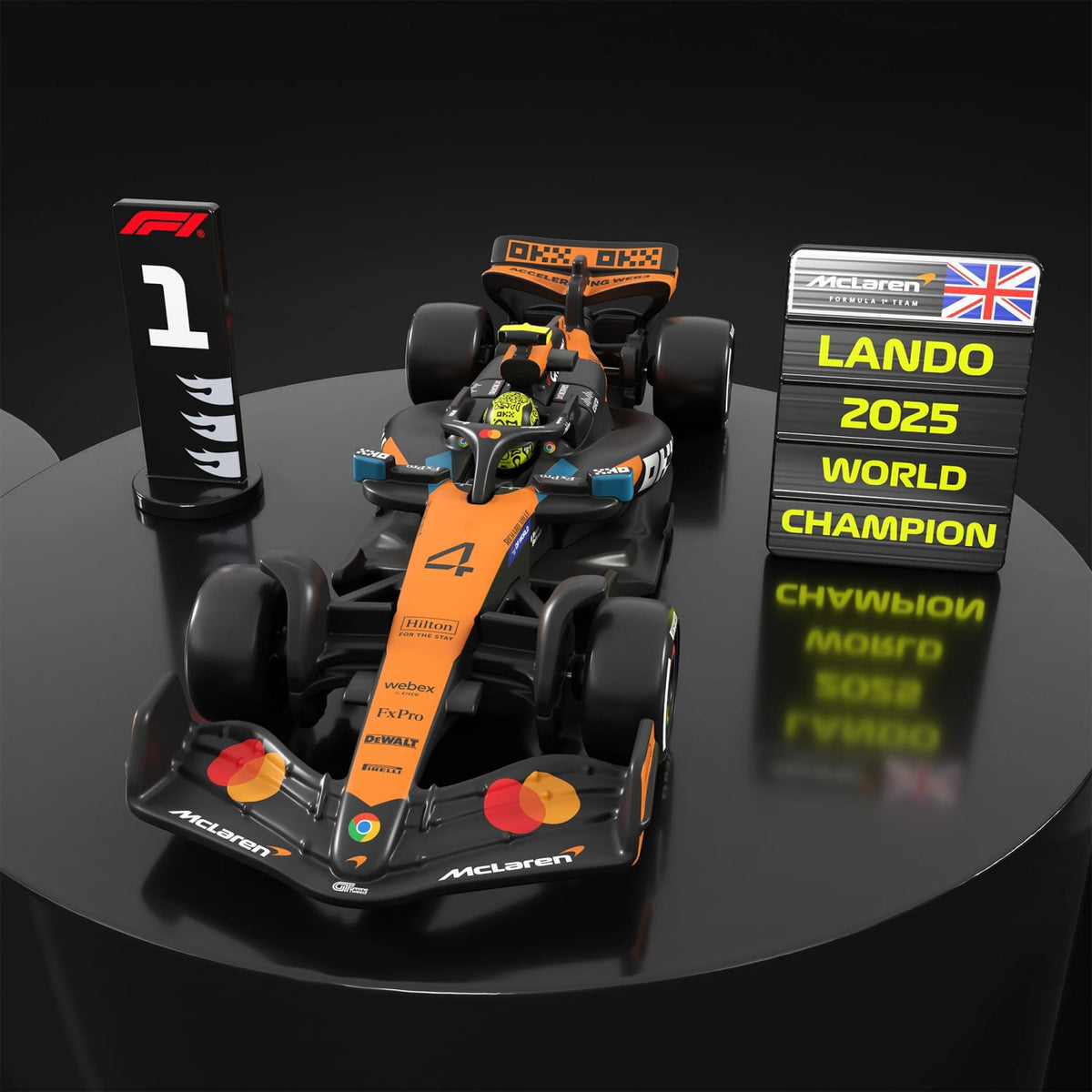 JRB40-DC01 Hot Wheels® 2025 Formula 1® Podium Set