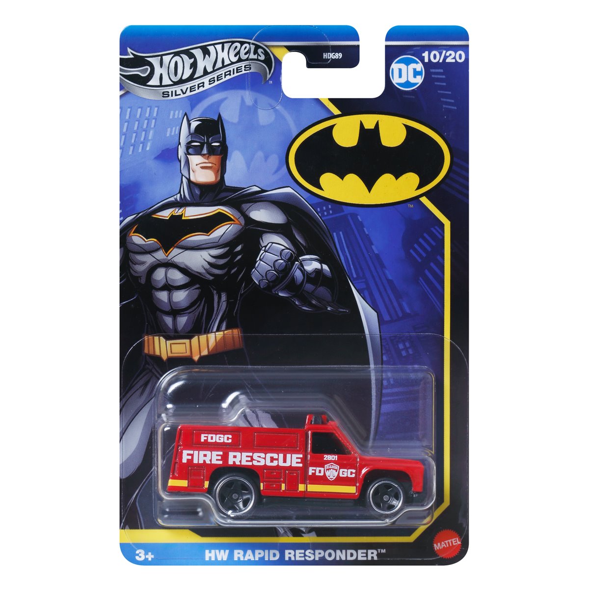 HWHDG89 Silver Series Batman HW Rapid Responder