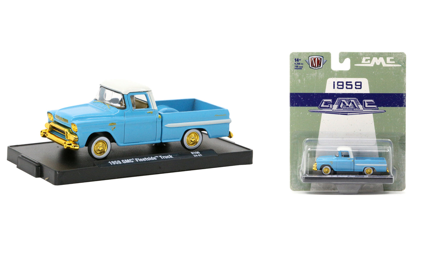M2Machines 11228-106 1:64th Scale 1959 GMC Fleetside Truck CHASE