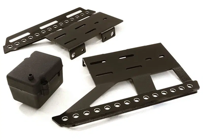 INTOBM-1326BLACK Alloy Side Plates, Side Steps & Plastic Receiver Box 1/10