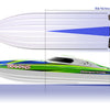 106064-4 Disruptor Extreme Brushless VXL-4S Speed Boat