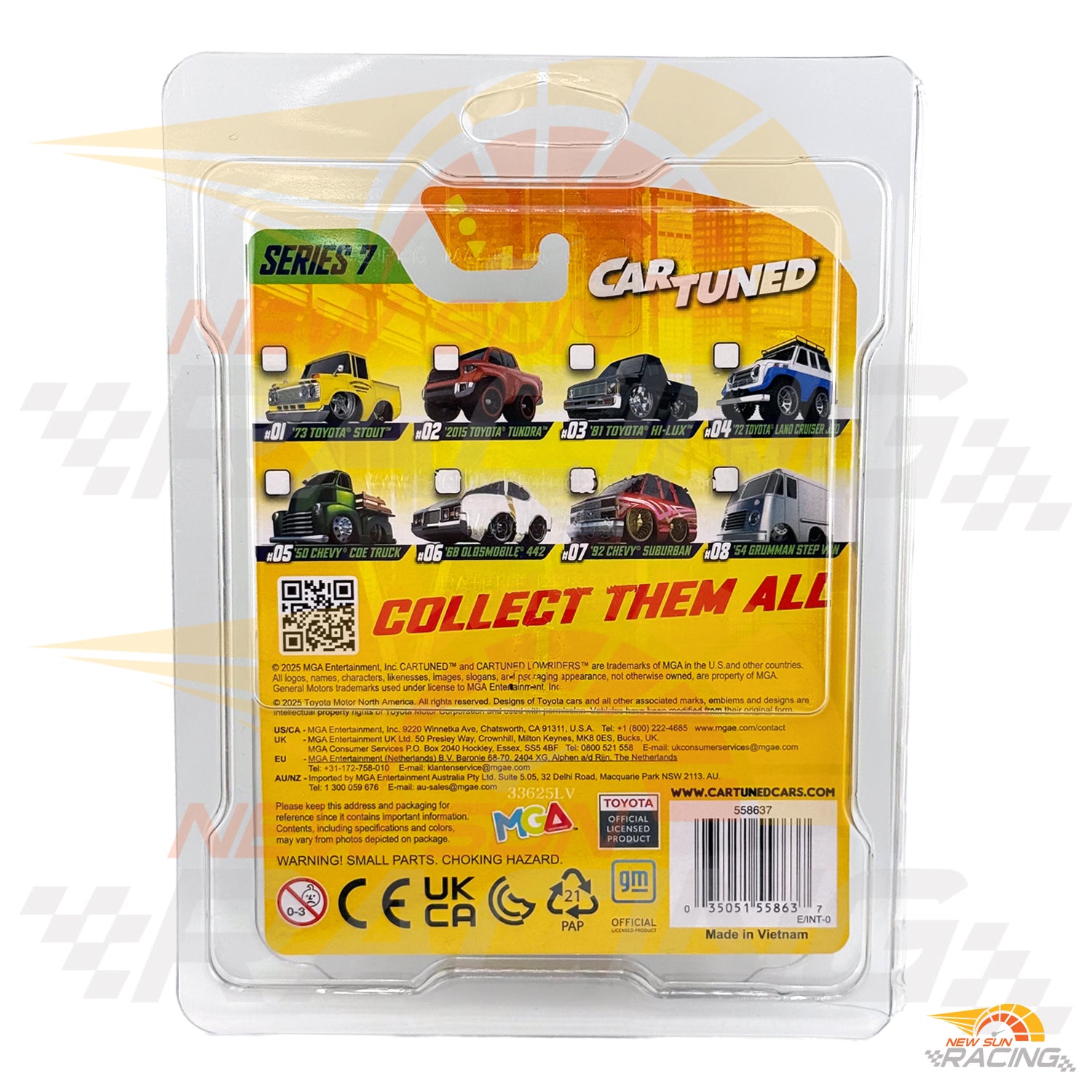 CarTuned 592631-XX6 1:64 Series 7 Mainline Assortment of 8 Styles