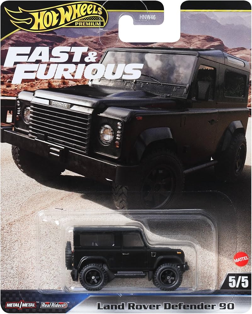 HWHNW46 Fast & Furious Land Rover Defender 90 Black