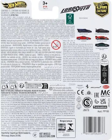 HWJBK78 Hot Wheels Premium EuroSpeed Mclaren Solus GT