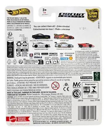 HWJBK65 Hot Wheels Premium Circuit Legends Porsche 911 GT3 R (992)