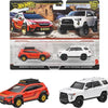 HWJBK98 Hot Wheels Premium Subaru Crosstrek and 2018 Toyota 4Runner