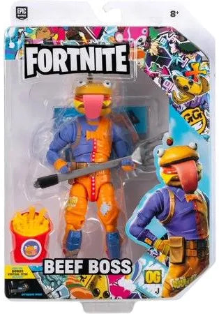 Epic Games Fortnite Beef Boss Boss Burger Jefe Carnoso Action Figure