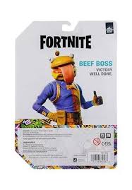 Epic Games Fortnite Beef Boss Boss Burger Jefe Carnoso Action Figure
