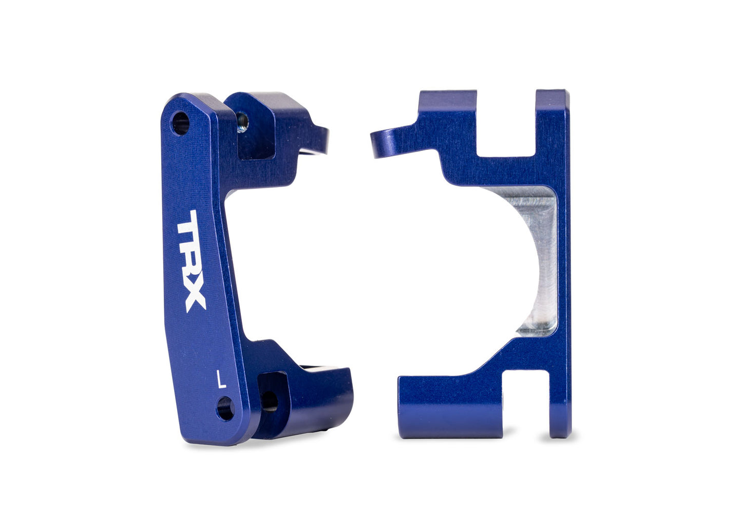 9063-BLUE Blue Aluminum Caster Blocks (L&R)