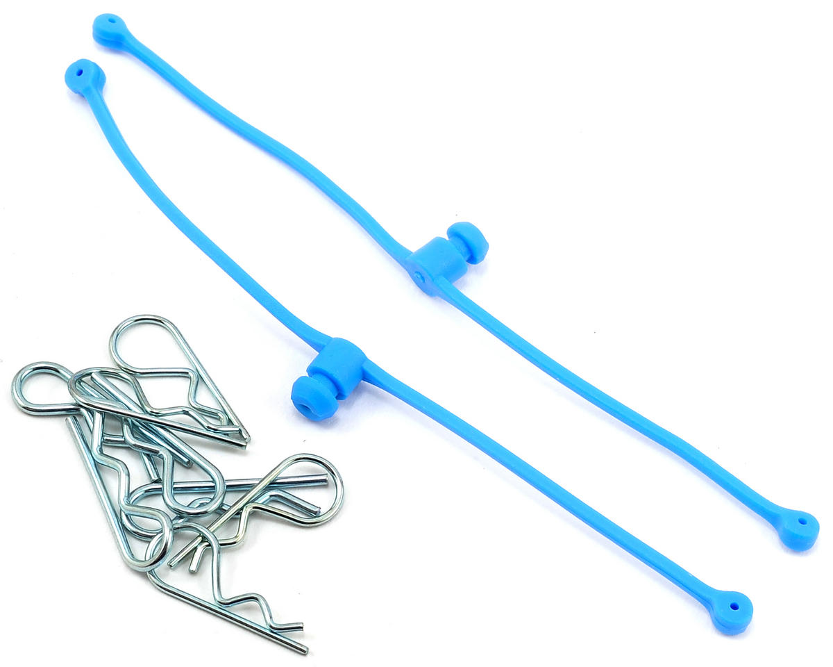 DUB2249 Body Klip Retainers w/Body Clips (Blue)