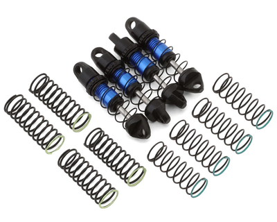 NX-617-BL NEXX Racing Axial SCX30 25mm Aluminum Threaded Oil-Filled Shocks (Blue) (4)