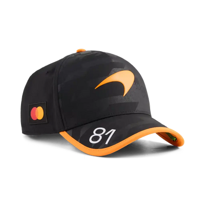 701242462 McLaren Racing F1 Special Edition 1,000th Race Oscar Piastri Hat - Anthracite