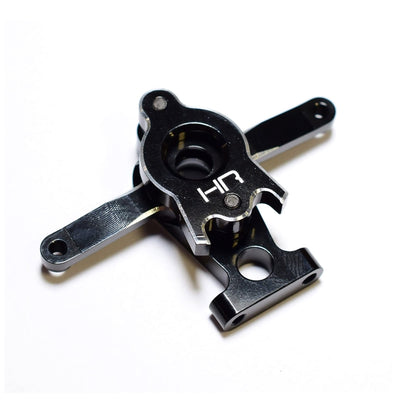 HRVXS4801 - Aluminum Servo Saver Steering Bellcrank (Black) - 1/16 TRA