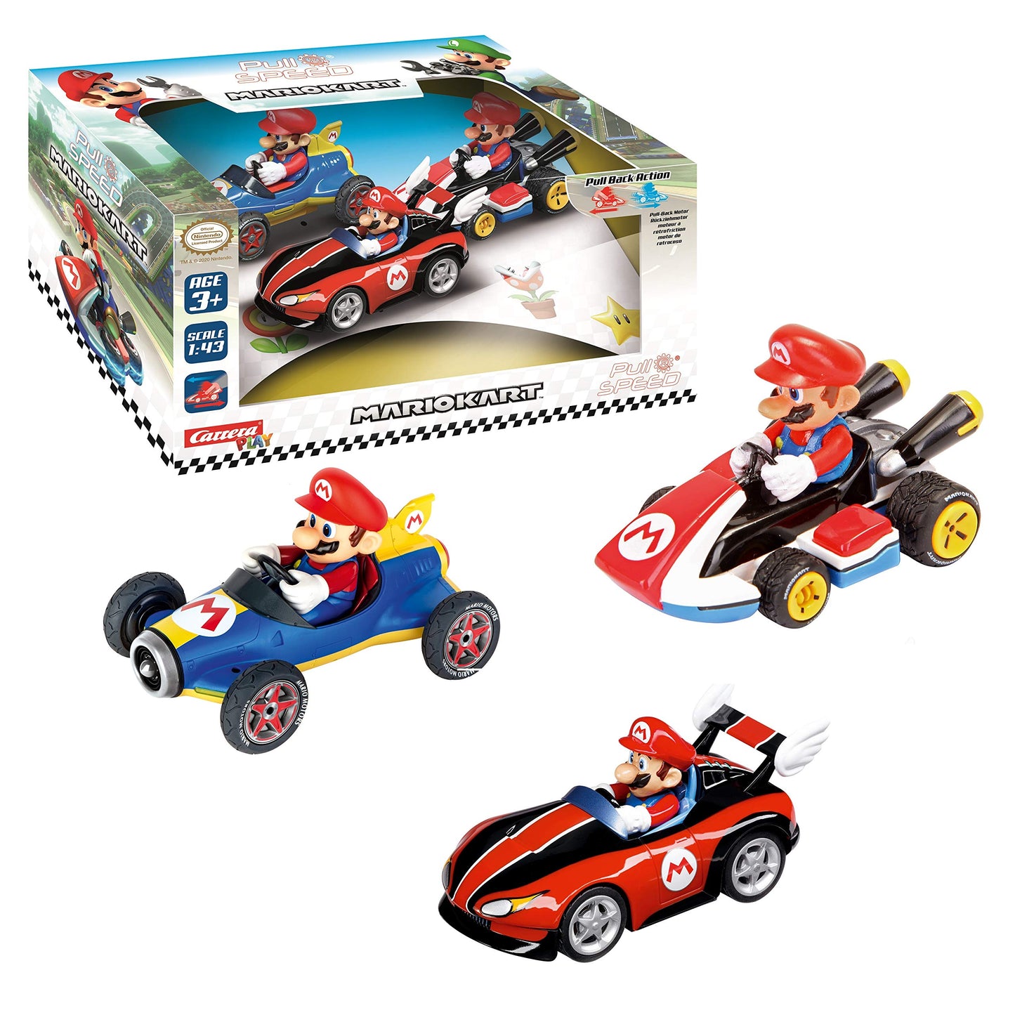 13016 Mariokart Pull Back