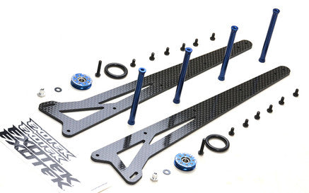 EXO1980 SLASH WHEELIE LADDER BAR SET, 2 wheels, cf adjustable, for Slash 2wd