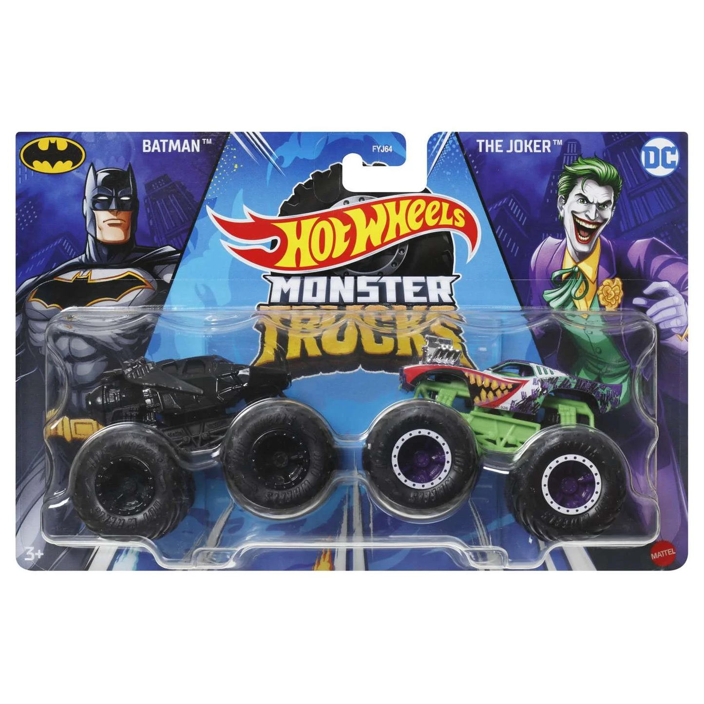 HWHWN55 HotWheels Monster Trucks Batman And The Joker