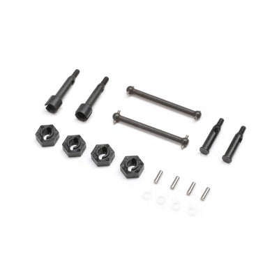 LOS-1764 Drive Shafts, Axles, Wheel Hexes: Micro-B