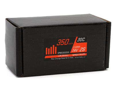 SPMX3502S30 Spektrum Accessories 7.4V 350mAh 2S LiPo Battery: SCX24 PH 2.0
