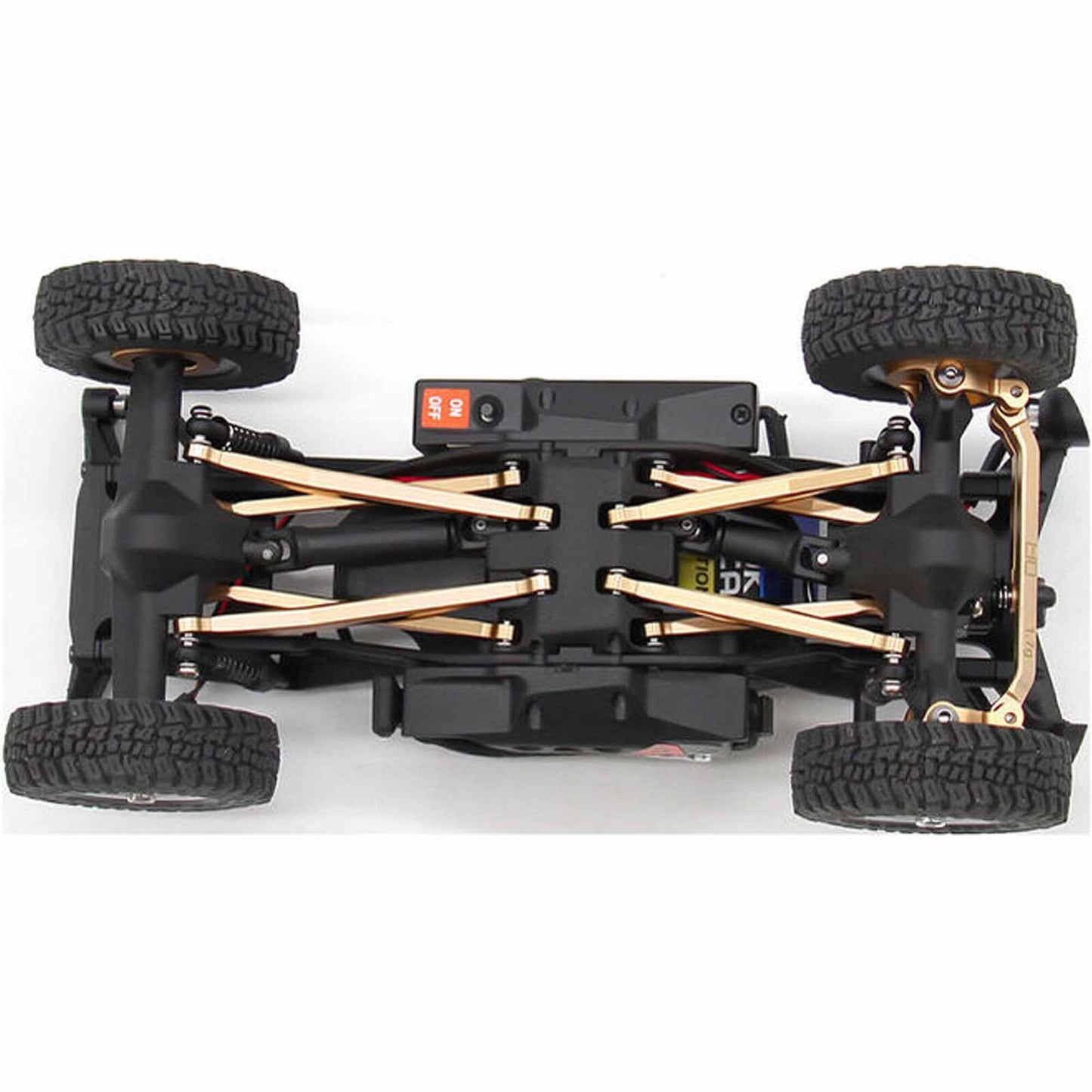 HRSXTY133H Brass No-Flex Link Set, 1/30 Axial SCX30