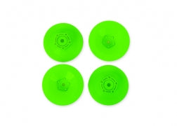 10457-GRN Wheel discs (green) (4)