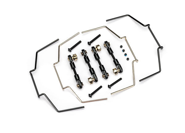 9098 Sway bar kit (front and rear) (includes front and rear sway bars and adjustable linkage)