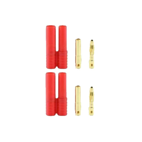 Banana plugs- 1 male 1 female