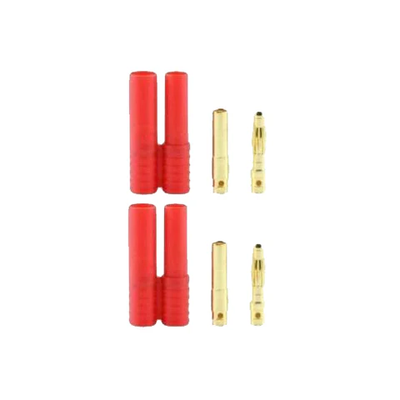 Banana plugs- 1 male 1 female